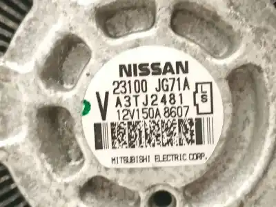 Pezzo di ricambio per auto di seconda mano alternatore per renault koleos privilege riferimenti oem iam 23100jg71a  a3tj2481