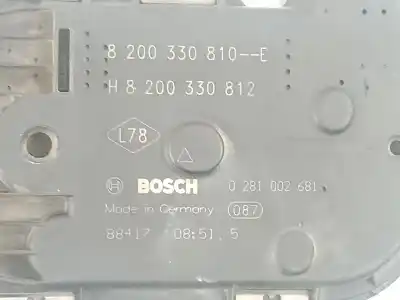 Pezzo di ricambio per auto di seconda mano scatola della farfalla per renault koleos privilege riferimenti oem iam 8200330810e h8200330812 0281002681