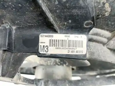 Pezzo di ricambio per auto di seconda mano elettroventola per nissan note (e11e) 1.4 cat riferimenti oem iam 21481ax610  1831443000