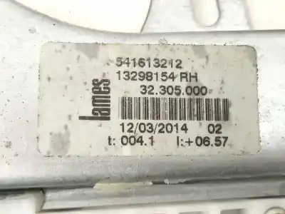 Автозапчасти б/у регулятор стекла переднего правого за opel corsa d selective ссылки oem iam 13298154  