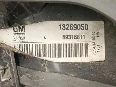 Second-hand car spare part left tailgate light for opel corsa d selective oem iam references 13269050  89318811