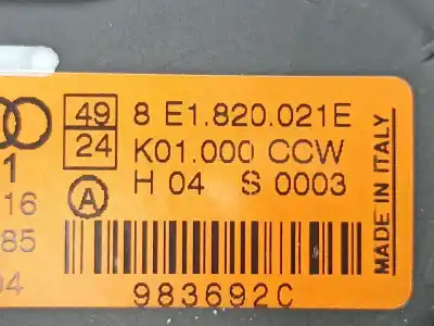 Автозапчасти б/у отопительный двигатель за audi a4 b7 (8ec) 2.0 tdi 16v ссылки oem iam 8e1820021e  
