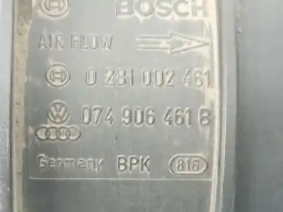 Автозапчастина б/у витратомір повітря для audi a4 b7 (8ec) 2.0 tdi 16v посилання на oem iam 074906461b  0281002461