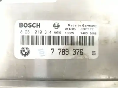 Автозапчастина б/у ебу контролер двигуна для bmw x5 (e53) 3.0 d посилання на oem iam 7789376  0281010314