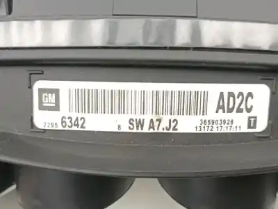 Автозапчастина б/у панель інструментів для opel insignia a (g09) 2.0 cdti (68) посилання на oem iam 22956342  365903926