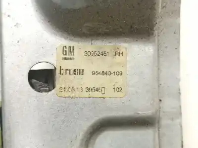 Автозапчастина б/у регулятор скла заднього правого для opel insignia a (g09) 2.0 cdti (68) посилання на oem iam 20952451  