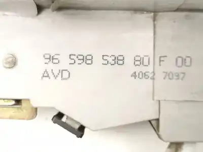 Автозапчастина б/у замок передній праві двері для peugeot 407 (6d_) 2.0 hdi 135 (6drhrh, 6drhre, 6drhrg, 6drhrj) посилання на oem iam 9659853880  