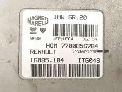 Автозапчастина б/у ебу контролер двигуна для renault clio i (b/c57_, 5/357_) 1.2 (b/c57r, b575, b57a) посилання на oem iam 7700871780 7700856784 16085104