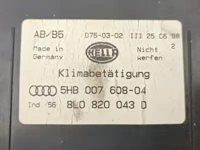 Автозапчасти б/у отопление / кондиционирование воздуха за audi a4 b5 (8d2) 1.9 tdi ссылки oem iam 8l0820043d  5hb00760804