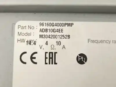 Автозапчасти б/у аудиосистема / радио cd за hyundai i30 ranchera familiar (pde) 1.6 crdi ссылки oem iam 96160g4000  