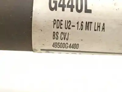 Автозапчасти б/у передняя левая трансмиссия за hyundai i30 ranchera familiar (pde) 1.6 crdi ссылки oem iam 49500g4400  
