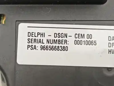Second-hand car spare part audio system / radio cd for peugeot 508 i (8d_) 2.0 hdi oem iam references 98023795xz  