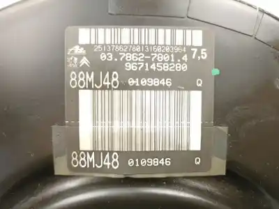 Second-hand car spare part brake servo for peugeot 508 i (8d_) 2.0 hdi oem iam references 9671458280  03786278014