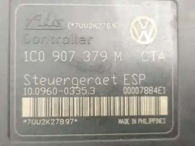 Автозапчастина б/у абс для audi a3 (8l1) 1.9 tdi quattro посилання на oem iam 1j0614517j 1c0907379m 10020600694