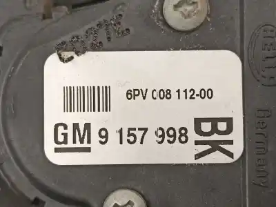 Second-hand car spare part accelerator pedal for opel astra h (a04) 1.7 cdti (l48) oem iam references 9157998  6pv00811200