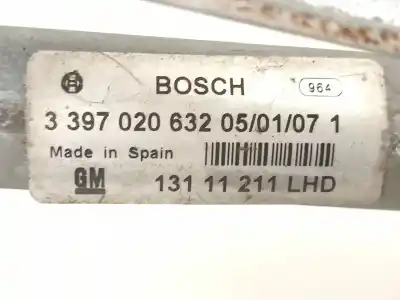 Second-hand car spare part front windshield wiper motor for opel astra h (a04) 1.7 cdti (l48) oem iam references 13111211  3397020632
