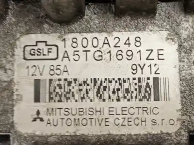 Автозапчастина б/у генератор для mitsubishi colt vi (z3_a, z2_a) 1.3 (z21a) посилання на oem iam 1800a248  