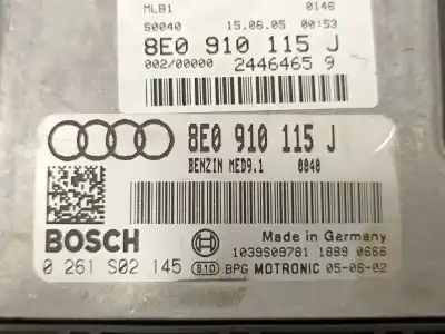 Автозапчасти б/у блок управления двигателем за audi a4 b7 (8ec) 2.0 tfsi ссылки oem iam 8e0910115j  0261s02145