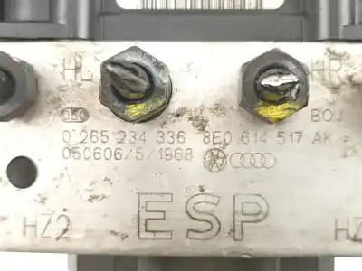 Second-hand car spare part abs for audi a4 b7 (8ec) 2.0 tfsi oem iam references 8e0614517ak  0265234336