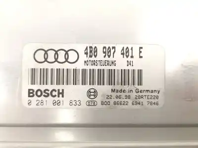 Автозапчасти б/у блок управления двигателем за audi a6 c5 (4b2) 2.5 tdi ссылки oem iam 4b0907401e  0281001833