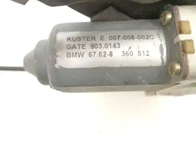 Second-hand car spare part rear left window regulator for bmw 5 (e39) 525 i oem iam references 51358252429  