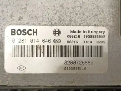 Автозапчасти б/у блок управления двигателем за renault laguna iii (bt0/1) 2.0 dci (bt07, bt0j, bt14, bt1a, bt1s) ссылки oem iam 8200905110 8200726880 0281014646