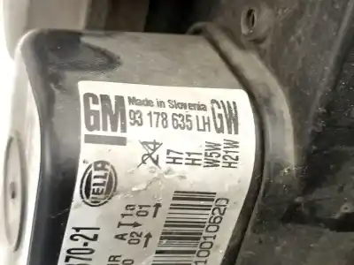 Автозапчастина б/у ліва фара для opel astra h (a04) 1.7 cdti (l48) посилання на oem iam 93178635  1eg27037021