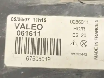 Pièce détachée automobile d'occasion feu gauche pour peugeot 405 (gr) références oem iam 620478  061611