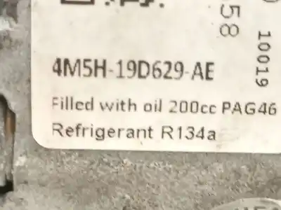 Second-hand car spare part air conditioning compressor for ford focus ii (da_, hcp, dp) 1.8 tdci oem iam references 4m5h19d629ae  