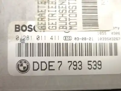 Second-hand car spare part ecu engine control for bmw 320 2.0 d coupe oem iam references 7793539  0281011411