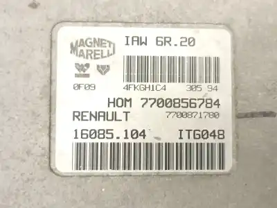 Автозапчасти б/у блок управления двигателем за renault twingo i (c06_) 1.2 (c063, c064) ссылки oem iam 7700871780 7700856784 16085104