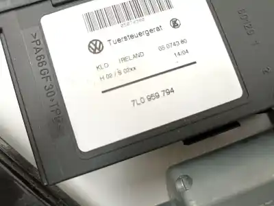 Автозапчастина б/у регулятор скла заднього правого для volkswagen touareg (7la, 7l6, 7l7) 2.5 r5 tdi посилання на oem iam 7l0959794 7l0959704 