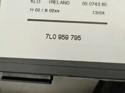 Автозапчастина б/у регулятор склона задній лівий для volkswagen touareg (7la, 7l6, 7l7) 2.5 r5 tdi посилання на oem iam 7l0959795 7l0959703 