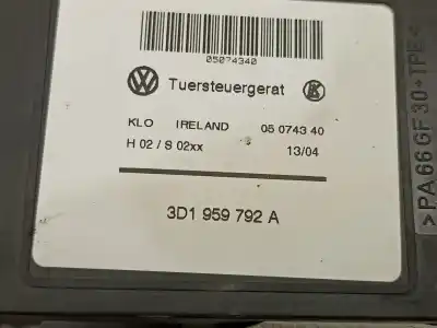 Автозапчастина б/у регулятор переднього правого скла для volkswagen touareg (7la, 7l6, 7l7) 2.5 r5 tdi посилання на oem iam 3d1959792a 7l0959702a 