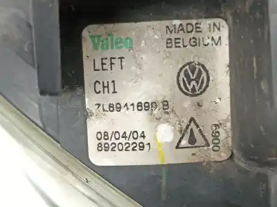 Автозапчасти б/у левая противотуманная фара за volkswagen touareg (7la, 7l6, 7l7) 2.5 r5 tdi ссылки oem iam 7l6941699b  89202291
