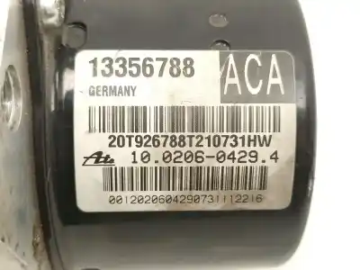 Second-hand car spare part abs for opel astra j (p10) 1.3 cdti (68) oem iam references 13356788  10020604294