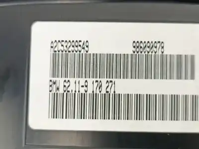 Peça sobressalente para automóvel em segunda mão quadrante por bmw x5 (e70) xdrive 35 d referências oem iam 62119170271  a2c53299549