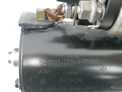 Peça sobressalente para automóvel em segunda mão motor de arranque por bmw x5 (e70) xdrive 35 d referências oem iam 7796892  0001115046