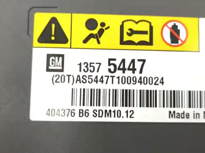 Автозапчасти б/у блок управления подушками безопасности за opel insignia a (g09) 2.0 cdti (68) ссылки oem iam 13575447  