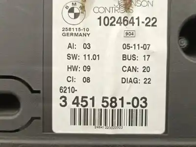 Second-hand car spare part dashboard for bmw x3 (e83) 2.0 sd oem iam references 3451581  