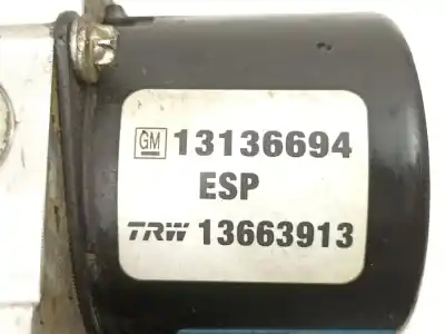 Автозапчастина б/у абс для opel vectra c gts (z02) 1.9 cdti (f68) посилання на oem iam 13136694  13663913