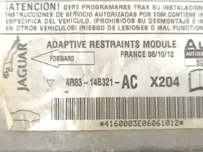 Pezzo di ricambio per auto di seconda mano centralina airbag per jaguar s-type ii (x200) 2.7 d riferimenti oem iam 4r8314b321ac  