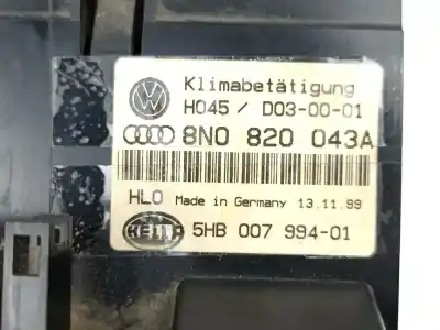 Автозапчасти б/у отопление / кондиционирование воздуха за audi tt (8n3) 1.8 t ссылки oem iam 8n0820043a  5hb00799401