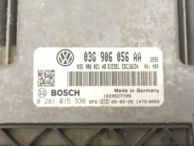 Second-hand car spare part ecu engine control for seat leon (1p1) reference oem iam references 03g906056aa 03g906021ab 0281015336