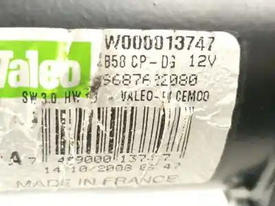 Peça sobressalente para automóvel em segunda mão motor do limpa para brisas por citroen c4 picasso i monospace (ud_) 1.6 16v referências oem iam 9687622080  