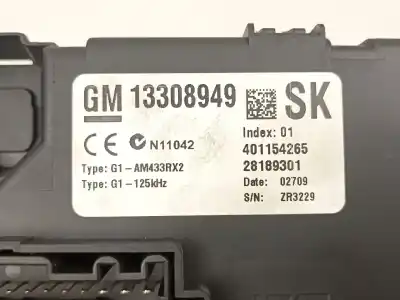 Автозапчасти б/у блок управления бси за opel corsa d (s07) 1.3 cdti (l08, l68) ссылки oem iam 13308949  