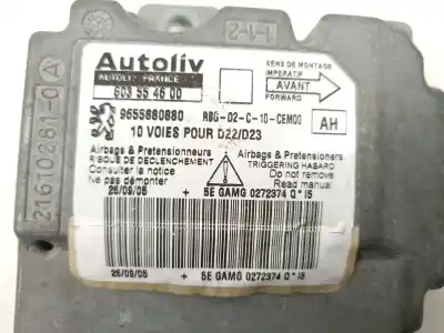Автозапчасти б/у блок управления подушками безопасности за peugeot 407 (6d_) 2.0 hdi 135 (6drhrh, 6drhre, 6drhrg, 6drhrj) ссылки oem iam 9655880880  603554600