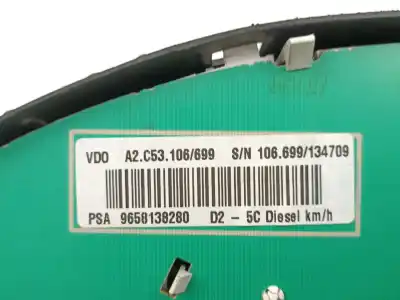 Pièce détachée automobile d'occasion compteur de vitesse tableau de bord pour peugeot 407 sw (6e_) 2.0 hdi 135 références oem iam 9658138280  a2c53106699