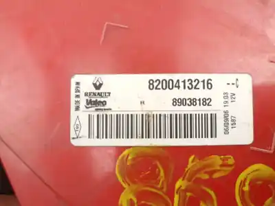 Second-hand car spare part right tailgate light for renault megane ii (bm0/1_, cm0/1_) 1.5 dci (bm1f, cm1f) oem iam references 8200413216  89038182 Second-hand car spare part right tailgate light for renault megane ii (bm0/1_, cm0/1_) 1.5 dci (bm1f, cm1f) oem iam references 8200413216  89038182