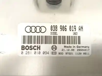 Second-hand car spare part ecu engine control for audi a4 b5 (8d2) 1.9 tdi oem iam references 038906019an  0281010094